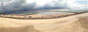 Panorama strand Zoutelande 